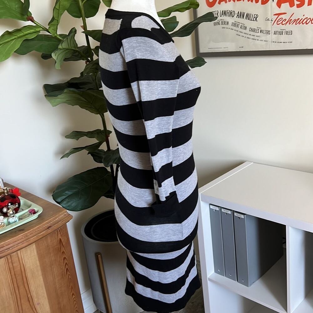 French Connection Striped Sweater Dress - Size 4 - Picture 3 of 5
